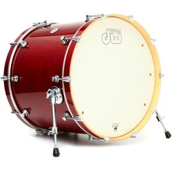 DW Drums DDLG2215CS Design Series 5-Piece Shell Pack - Cherry Stain - Cymbals & Hardware Not Included