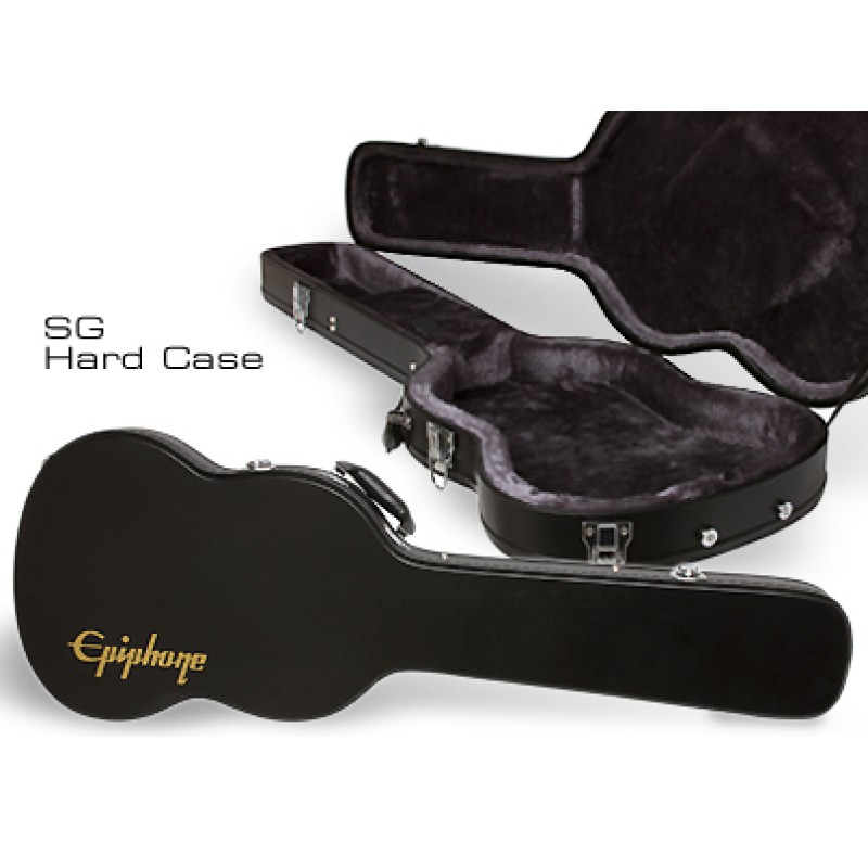 Epiphone 940-EGCS SG Wilshire, Coronet, Crestwood Guitar Hard Case - Black