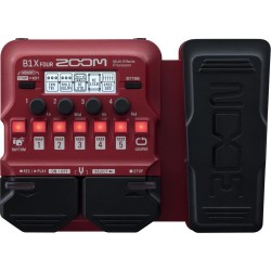 Zoom B1X FOUR Bass Multi-Effects Processor with Expression Pedal