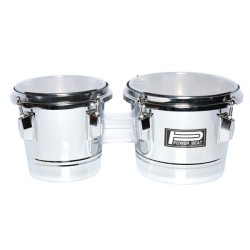 Power Beat BG27 Bongo Metal Shell - Chrome