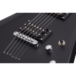 Schecter 433 Electric Guitar C-6 Deluxe LH - Left Handed - Satin Black (SBK)