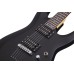 Schecter 433 Electric Guitar C-6 Deluxe LH - Left Handed - Satin Black (SBK)