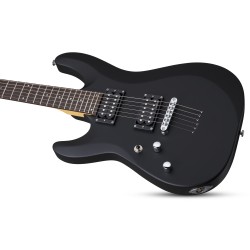 Schecter 433 Electric Guitar C-6 Deluxe LH - Left Handed - Satin Black (SBK)