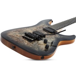 Schecter 3634 Electric Guitar C-6 Pro FR - Charcoal Burst (CB)