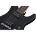 Schecter 437 Electric Guitar C-7 Deluxe - Satin Black (SBK) Schecter 437 Electric Guitar C-7 Deluxe - Satin Black (SBK)