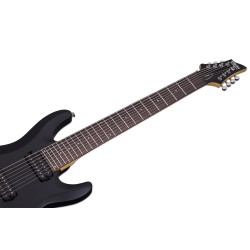 Schecter 440 Electric Guitar C-8 Deluxe - Satin Black (SBK)