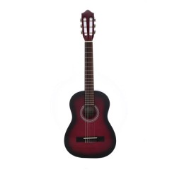 Carlos C34N-RDS Classical Guitar Shaded Red 1/2 Size - Red