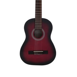 Carlos C34N-RDS Classical Guitar Shaded Red 1/2 Size - Red