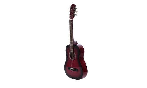 Carlos C34N-RDS Classical Guitar Shaded Red 1/2 Size - Red