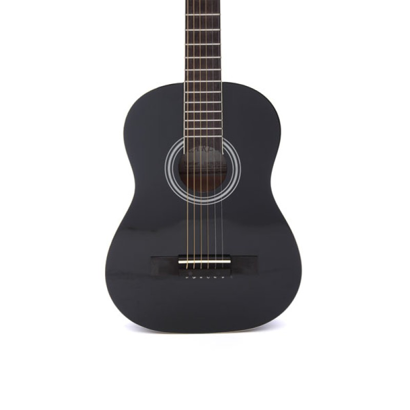 Carlos C34S-BK Acoustic Guitar 1/2 Size - Black