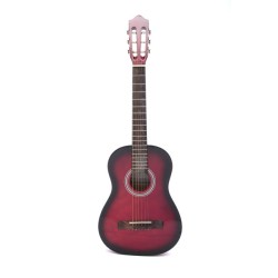 Carlos C34S-RDS Acoustic Guitar 1/2 Size - Shaded Red