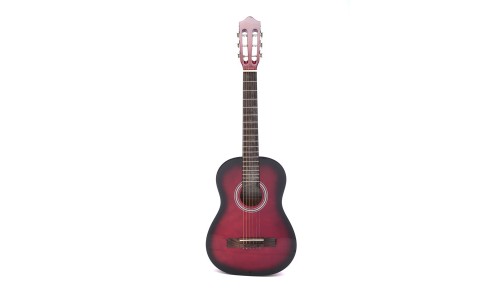 Carlos C34S-RDS Acoustic Guitar 1/2 Size - Shaded Red