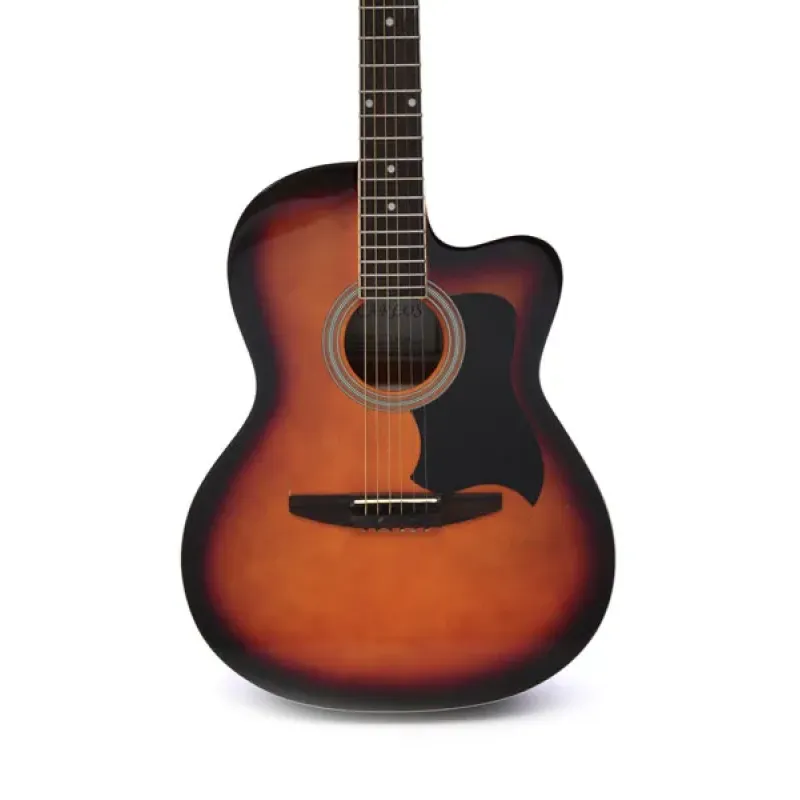 Carlos Acoustic Guitar - Sunburst_B stock