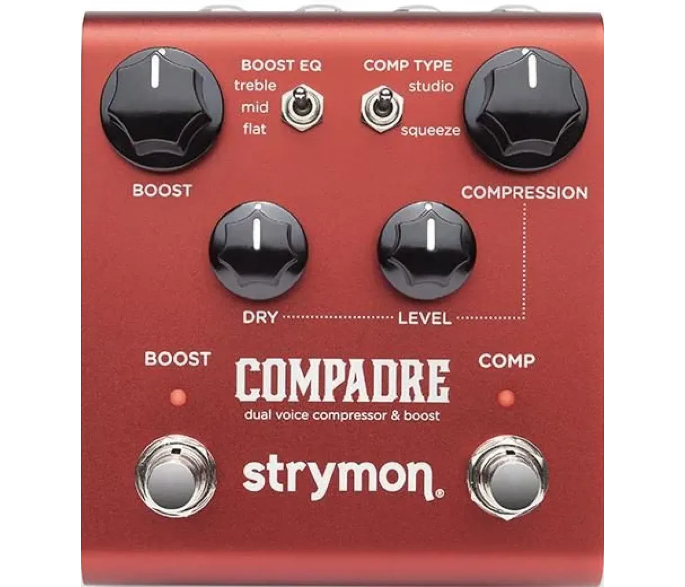 Strymon Compadre Dual Voice Compressor & Boost - Power Supply Included