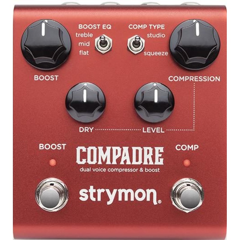 Strymon Compadre Dual Voice Compressor & Boost - Power Supply Included