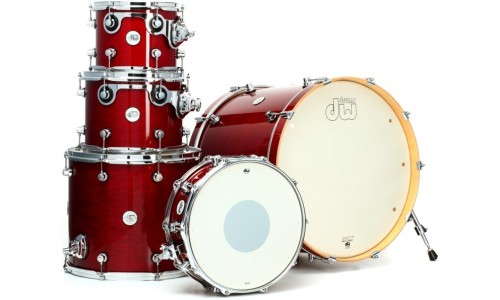 DW Drums DDLG2215CS Design Series 5-Piece Shell Pack - Cherry Stain - Cymbals & Hardware Not Included