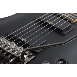 Schecter 3661 Electric Guitar Demon-6 FR - Aged Black Satin (ABSN)