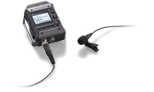 Zoom F1-LP Field Recorder and Lavalier Mic