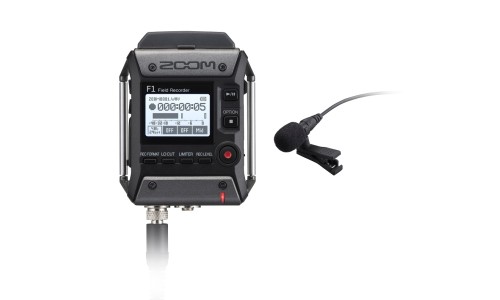 Zoom F1-LP Field Recorder and Lavalier Mic