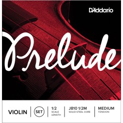 D'Addario J810 1/2M Prelude Violin String - 1/2 Scale - Medium Tension