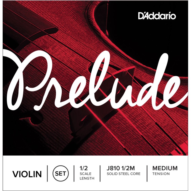 D'Addario J810 1/2M Prelude Violin String - 1/2 Scale - Medium Tension