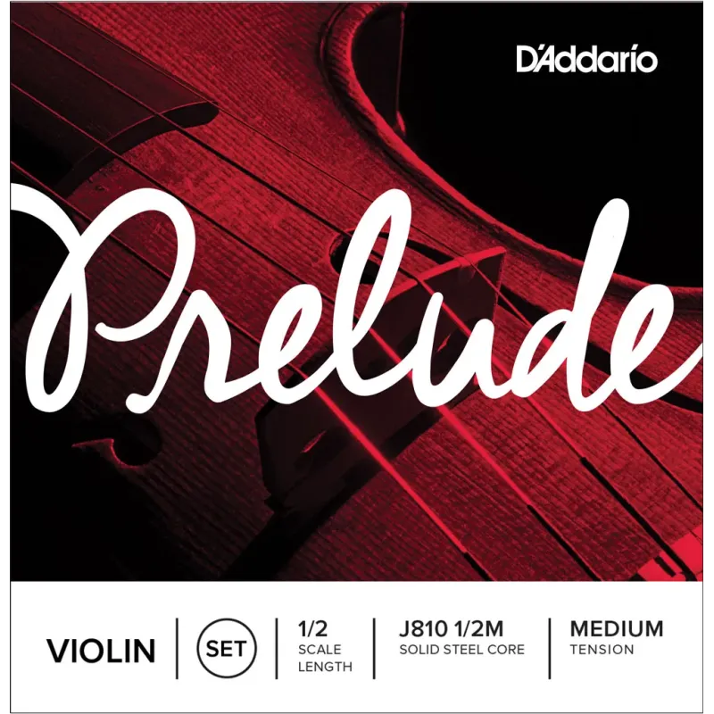 D'Addario J810 1/2M Prelude Violin String - 1/2 Scale - Medium Tension