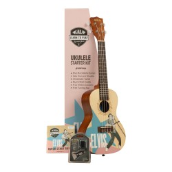 Kala Learn To Play Elvis Presley Concert Ukulele Starter Kit - Rockabilly