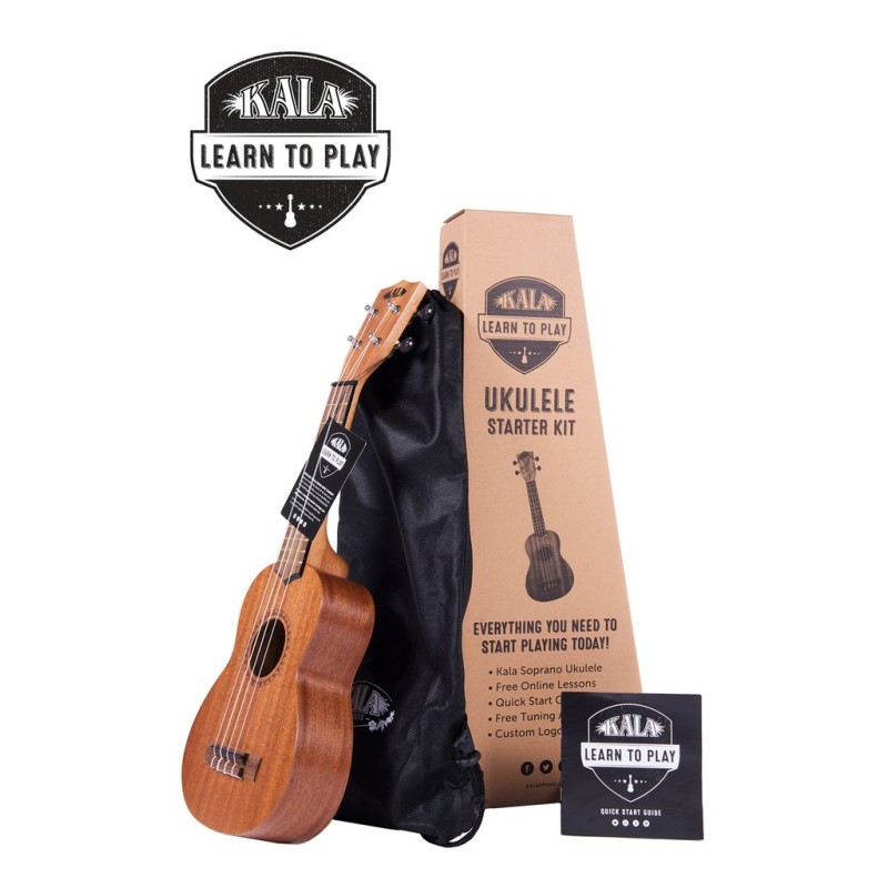 Kala Soprano Ukulele - Learn To Play Ukulele Starter Kit