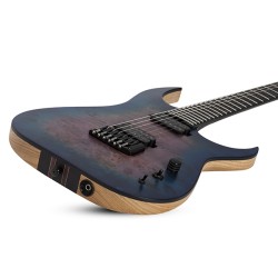 Schecter 826 Electric Guitar Keith Merrow KM-6 Strings MK-III Artist - Blue Crimson