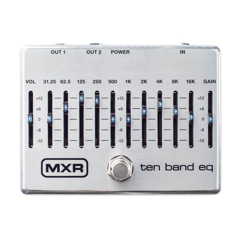 Jim Dunlop M108S-UK MXR Ten Band EQ Pedal - Silver