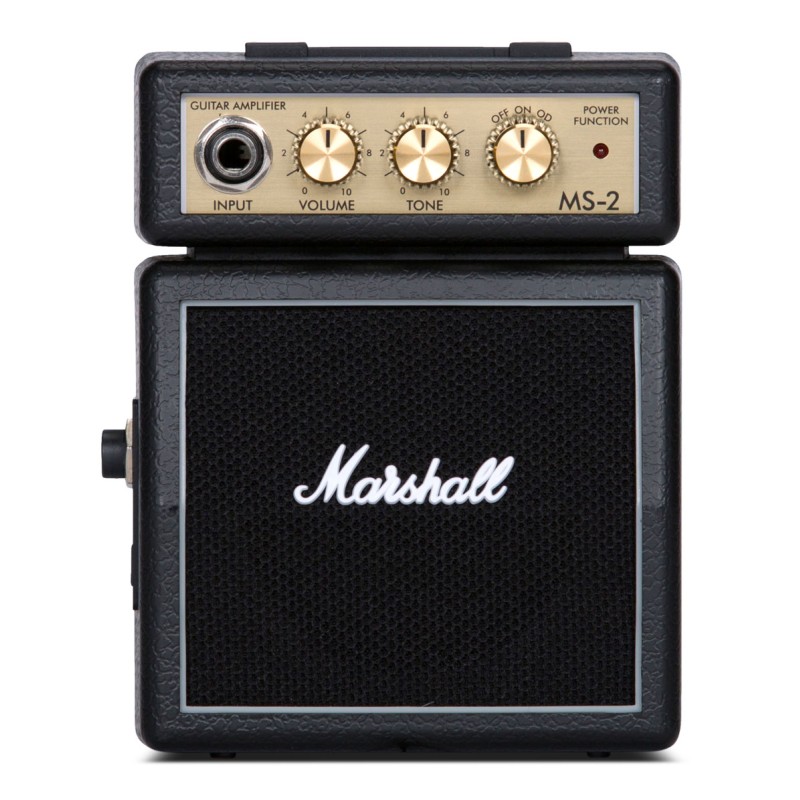 Marshall MS-2 1 Watt Battery-Powered Micro Amplifier - Black