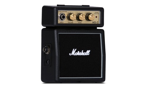 Marshall MS-2 1 Watt Battery-Powered Micro Amplifier - Black