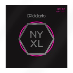 D'Addario NYXL0942 NYXL Electric Guitar String Super Light - 9-42