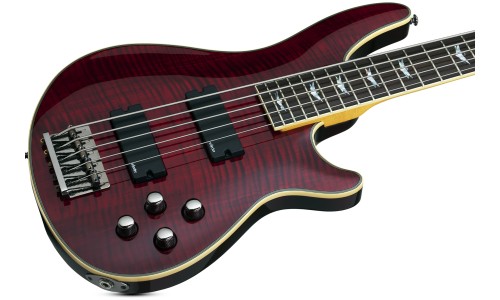 Schecter 2041 Electric Bass Omen Extreme 5 - Black Cherry (BCH)