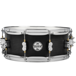 PDP Drums PDSN5514BWCR Concept Black Wax Snare - Mat Black - 5.5-inch x 14-inch