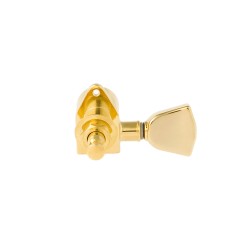 Gibson Accessories PMMH-025 Modern Tuning Machine Heads - Gold With Metal Buttons