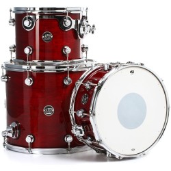 DW Drums DW-PERFORM-CHRY Performance Series 5-Shell Bop Kit - Cherry Stain Lacquer - Cymbals & Hardware Not Included