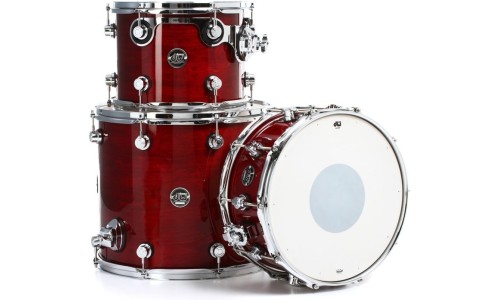 DW Drums DW-PERFORM-CHRY Performance Series 5-Shell Bop Kit - Cherry Stain Lacquer - Cymbals & Hardware Not Included