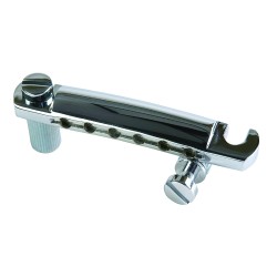 Gibson Accessories PTTP-010 Stop Bar Tailpiece With Studs And Inserts - Chrome