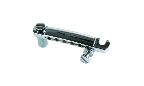 Gibson Accessories PTTP-010 Stop Bar Tailpiece With Studs And Inserts - Chrome