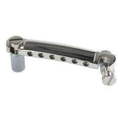 Gibson Accessories PTTP-010 Stop Bar Tailpiece With Studs And Inserts - Chrome