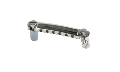 Gibson Accessories PTTP-010 Stop Bar Tailpiece With Studs And Inserts - Chrome