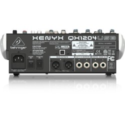 Behringer Premium 12-Input 2/2-Bus Analog Mixer with Wireless Option and USB/Audio Interface