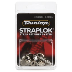 Jim Dunlop SLS1101N Straplok® Original Strap Retainer System - Nickel