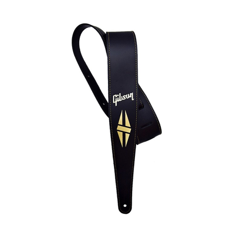 Gibson Accessories ASSD-BLK Strap The Split Diamond - Black