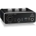 Behringer UM2 Audiophile 2x2 USB Audio Interface with XENYX Mic Preamplifier Behringer UM2 Audiophile 2x2 USB Audio Interface with XENYX Mic Preamplifier