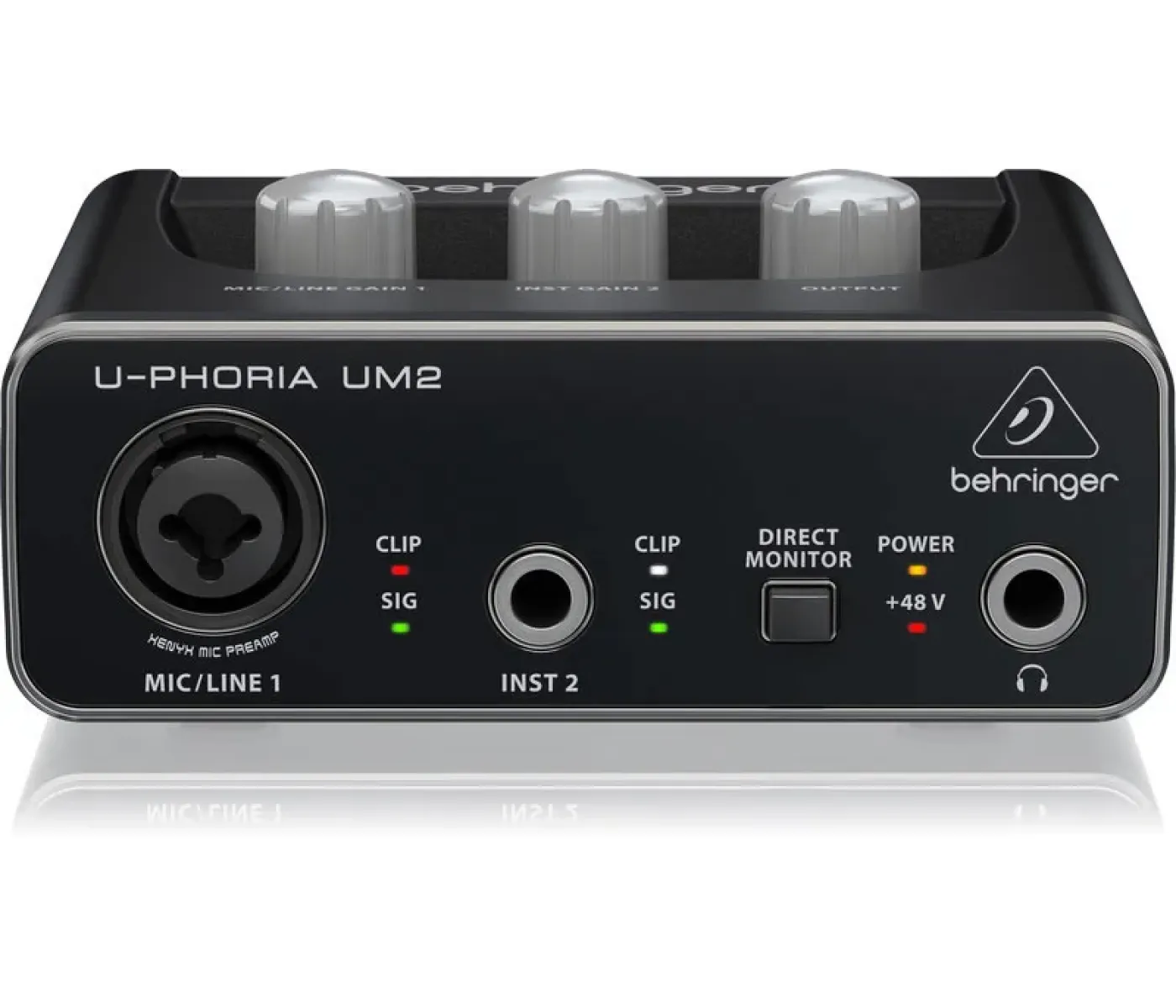 Behringer UM2 Audiophile 2x2 USB Audio Interface with XENYX Mic Preamplifier Behringer UM2 Audiophile 2x2 USB Audio Interface with XENYX Mic Preamplifier