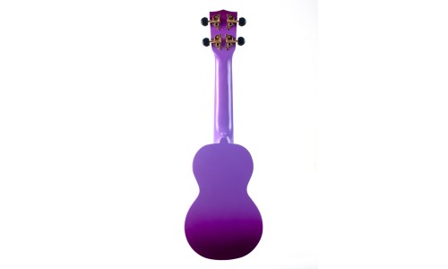 Mahalo MD1HAPPB Ukulele Soprano " Hawaii " Designer Series Purple Burst with Bag