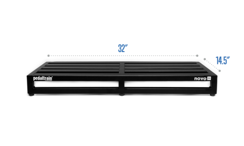 Pedaltrain PT-N32-SC Novo 32 SC Pedalboard with Soft Case - 32-inch x 14.5inch