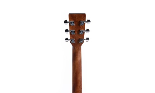 Sigma Guitars DMEL D-14 Fret Left Handed Solid Top Sitka Spruce Semi Acoustic Guitar - Natural